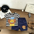 Kids' Cartoon T-Shirt & Shorts Set – Summer Two-Piece Outfit for Boys & Girls